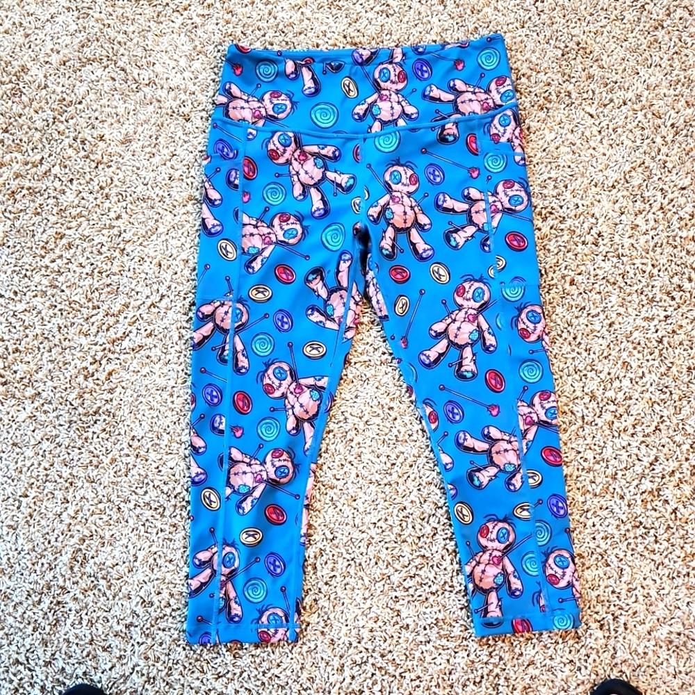 CVG Rare Voodoo Doll Capri Leggings